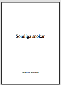 Somliga snokar pdf